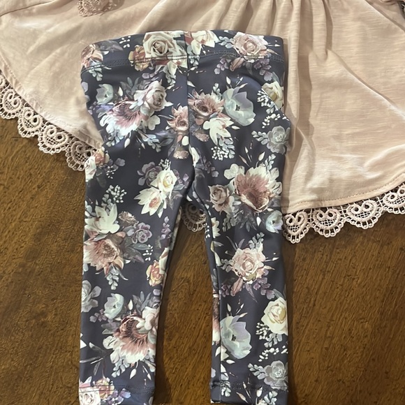 Cynthia Rowley matching setsize 3-6 months. Pull on pants. - Picture 3 of 5